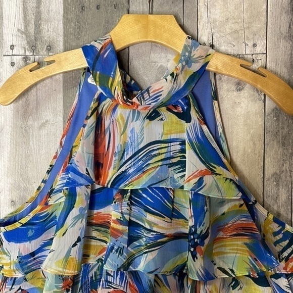 Spense Women’s Multicolored Lightweight Halter Top.Perfect For Summer! EUC Sz L - Picture 3 of 11